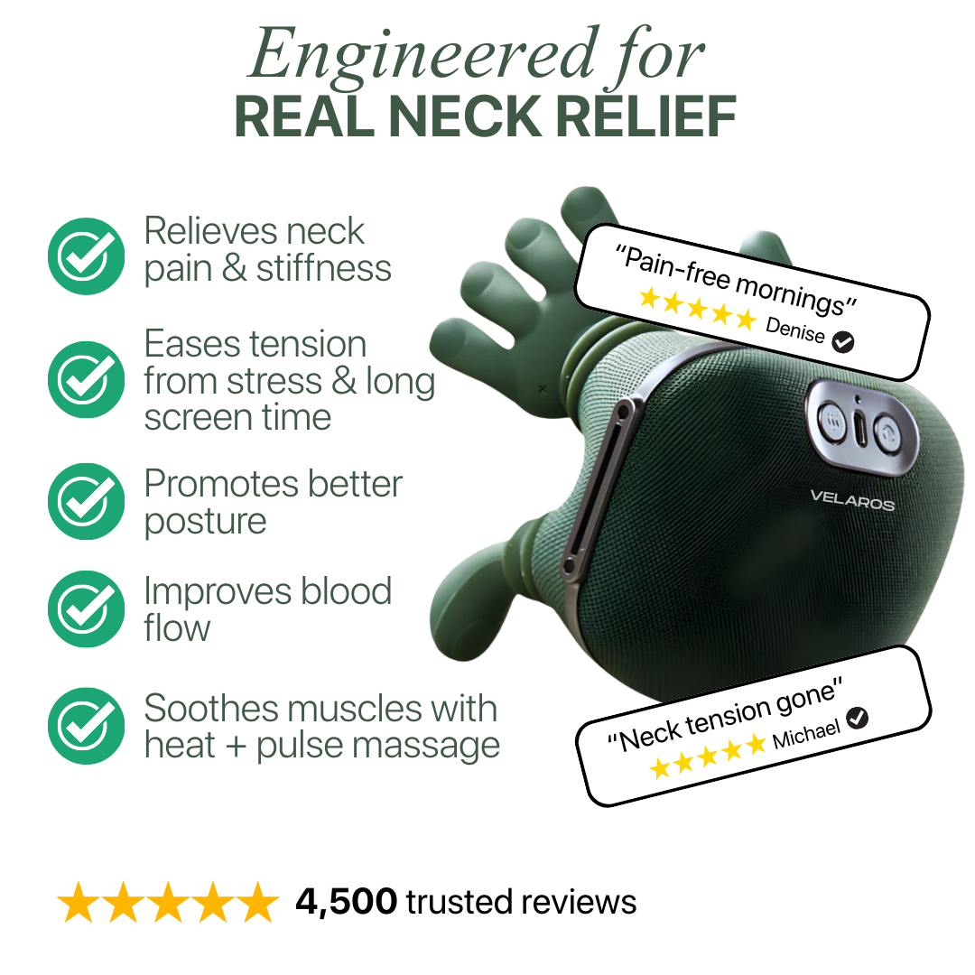 Velaros ™ - Deep Tissue Neck & Shoulder Massager