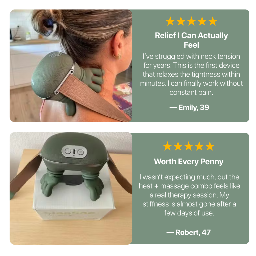 Velaros ™ - Deep Tissue Neck & Shoulder Massager