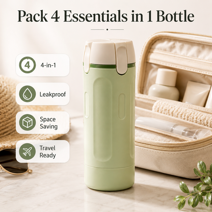 TravelPod™ - 4 in 1 Dispenser Bottle